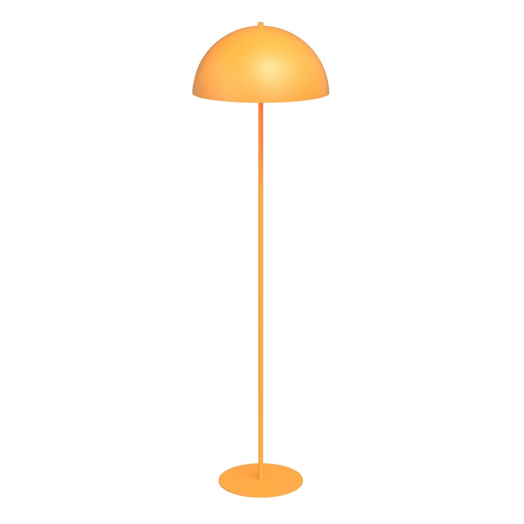 Lampa stojąca minimalistyczna MOGU pomarańczowa 2xG9x8W metal wym:155x44x44cm IP20 Emibig