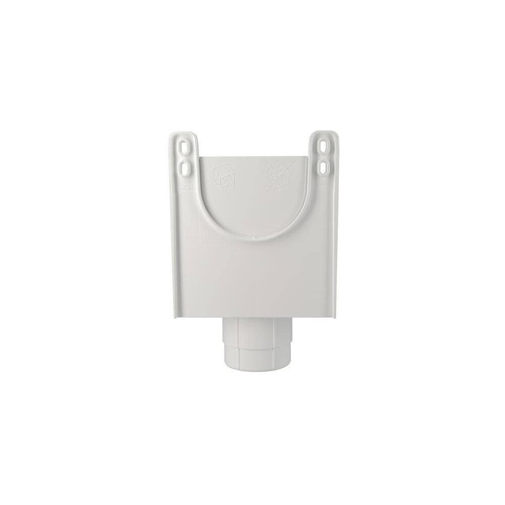 NICOLL Boîte à eau pour descente eau pluviale blanc Nicoll diamètre sortie mâle 80 mm - 2