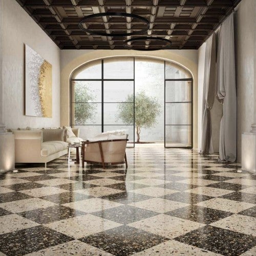 Carrelage Effet Terrazzo VENICE 60x60 Earth