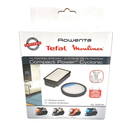 Kit filtration (Zr005901) Aspirateur Moulinex, Rowenta, Tefal - 7