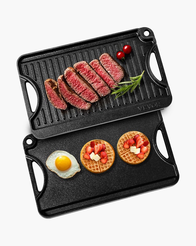 TMISHION plaque de cuisson en fonte Plaque de cuisson antiadhésive en