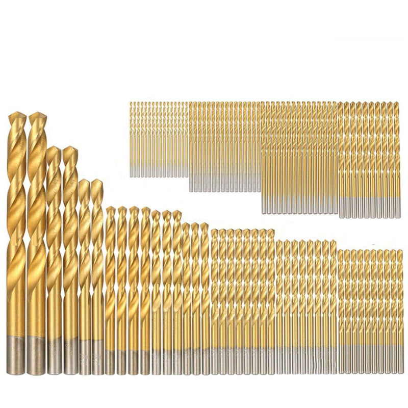 Forets Au Cobalt M35 1/8 - Lot De 10 Forets Pour Métal Dur, Acier Inox, Fonte - HSS Cobalt 5% Pour Perceuse