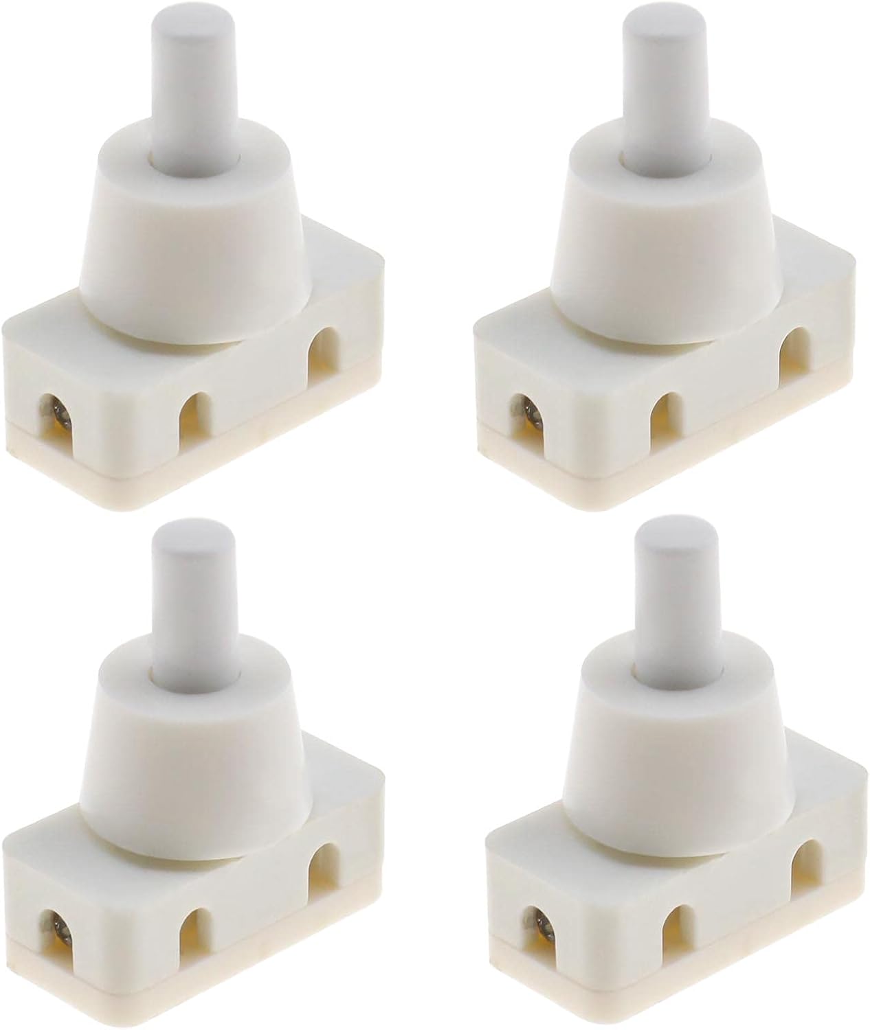 4-stykowy podtynkowy włącznik/wyłącznik ciśnieniowy z kablem i zakrętką, 220 V ~ 60 Hz, 10 A, do lampy biurkowej, chłodnicy powietrza