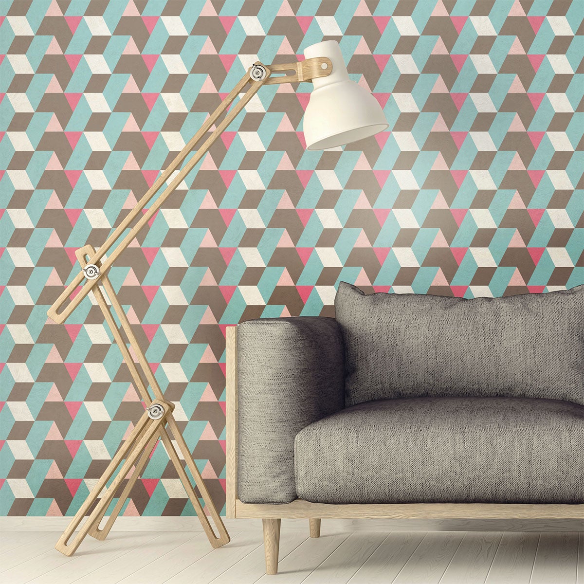 Adesivo arazzo scandinavo ditmar - Sticker adesivo - adesivi murali - 50x50cm - 3