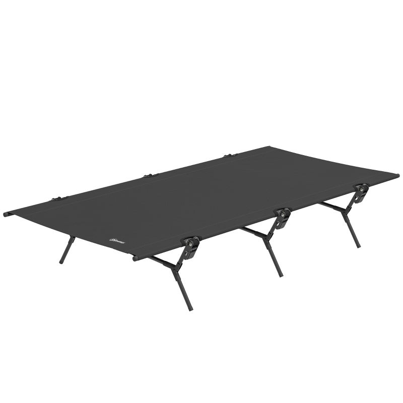 VGEBY tente de lit Lit de Camping vert armée, lit surélevé pliable et