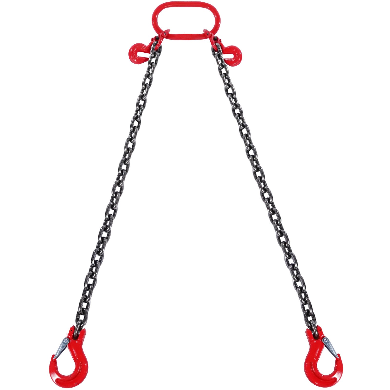 1,8mx8mm zawiesie łańcuchowe łańcuch do zawiesia łańcuch dźwigowy 2-nitkowy łańcuch leśny 2993kg VEVOR