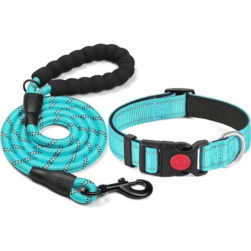 T TEKE – Licol Cheval Réglable En Nylon Rembourré Néoprène Gaufré, Résistant Et Confortable, Avec Mousqueton Laiton, Couleur Vives