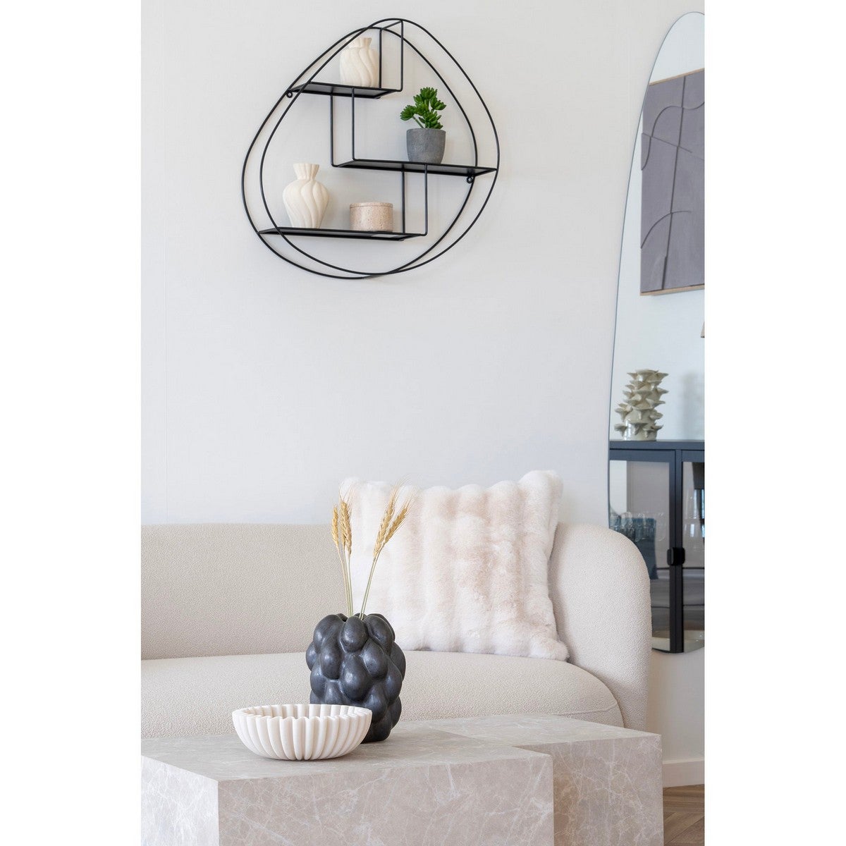 Vaso Decorativo Roma, Gres, Nero, Seven Design - 7