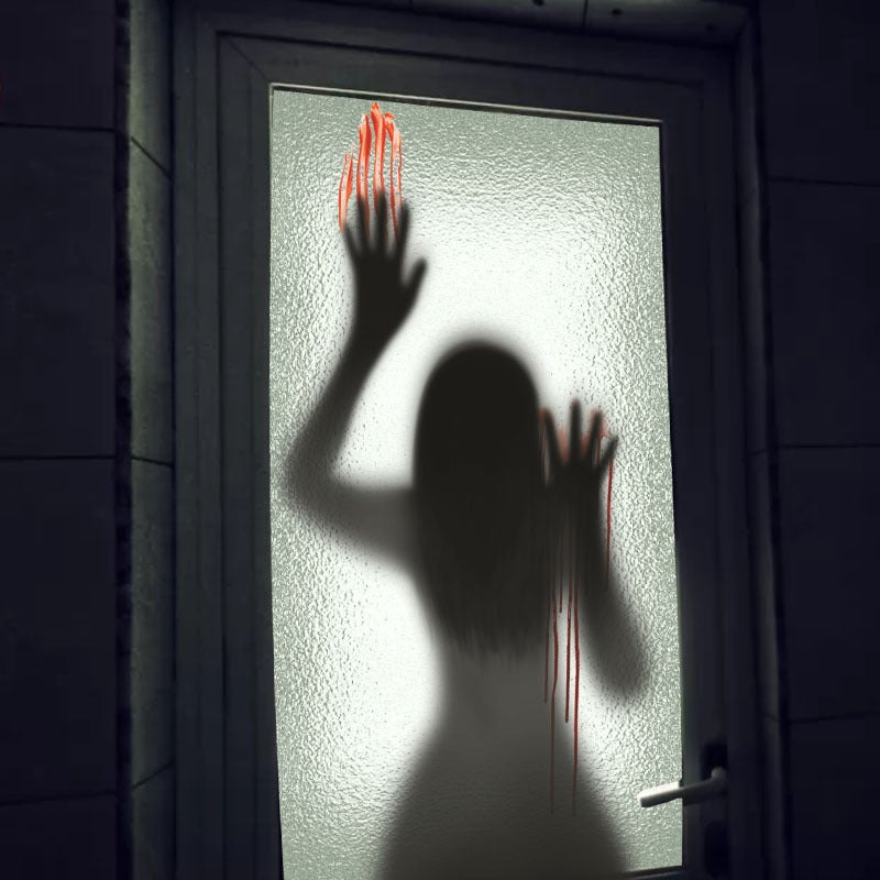 Dekoracje na Halloween Duże naklejki na okna Naklejki ścienne Samoprzylepne Druk dwustronny Impreza na Halloween Horror