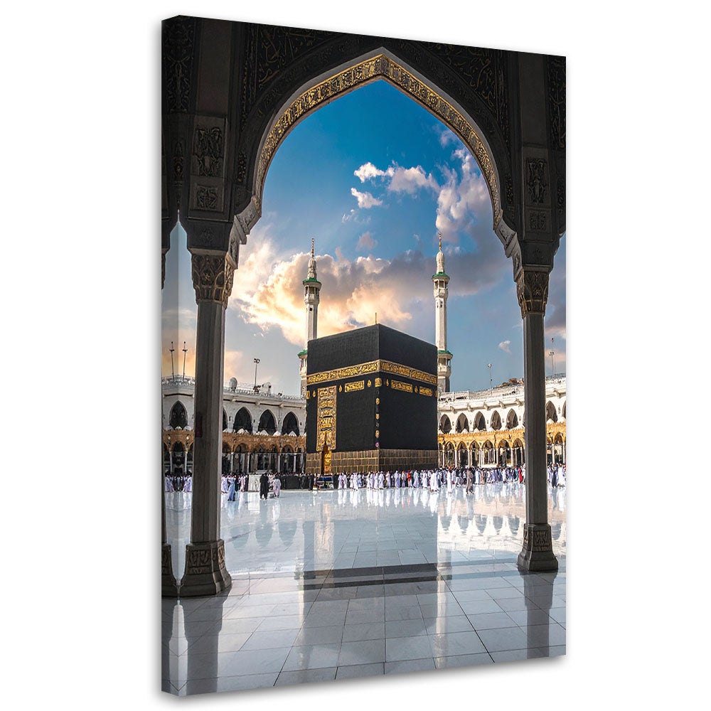 Obraz do salonu jadalni biura, Meczet Mekka Islamski krajobraz 60x90