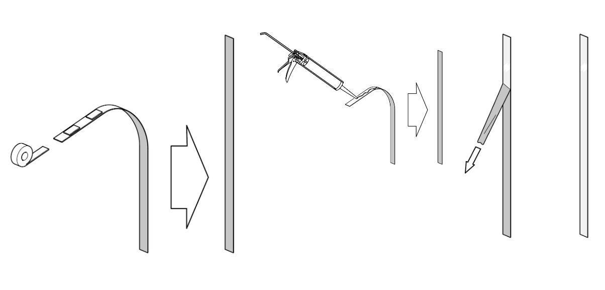 Bande Murale Décorative en Acier Inoxydable Argent Poli - 1 cm X 244 cm - 5