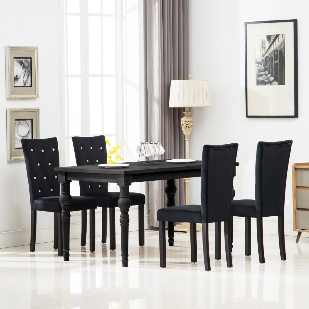 Set di 4 Sedie da Pranzo Sedie da Cucina Stile Industriale Sedie Imbottite Sala da Pranzo per Soggiorno,Bianco