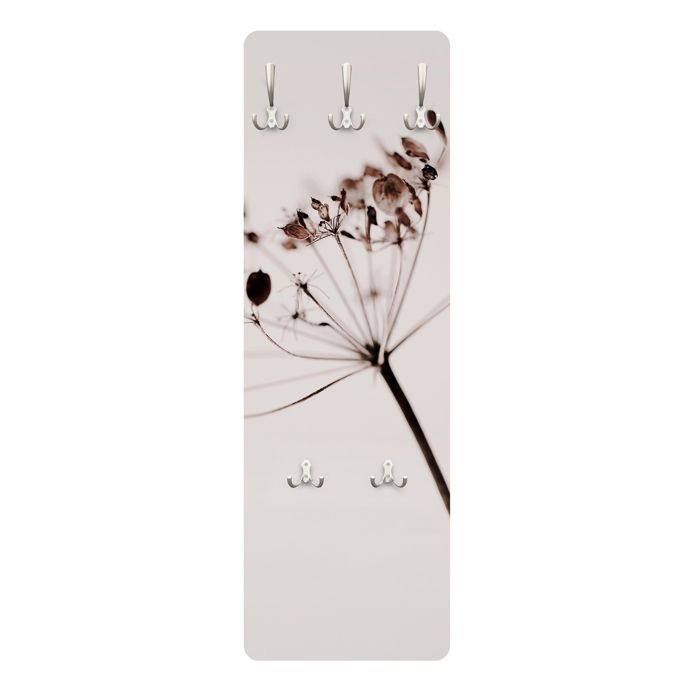 Cabide de parede cabideiro para parede madeira bengaleiro parede creme bege fotografia 1352 - hall entrada - 105 x 34 cm - 4