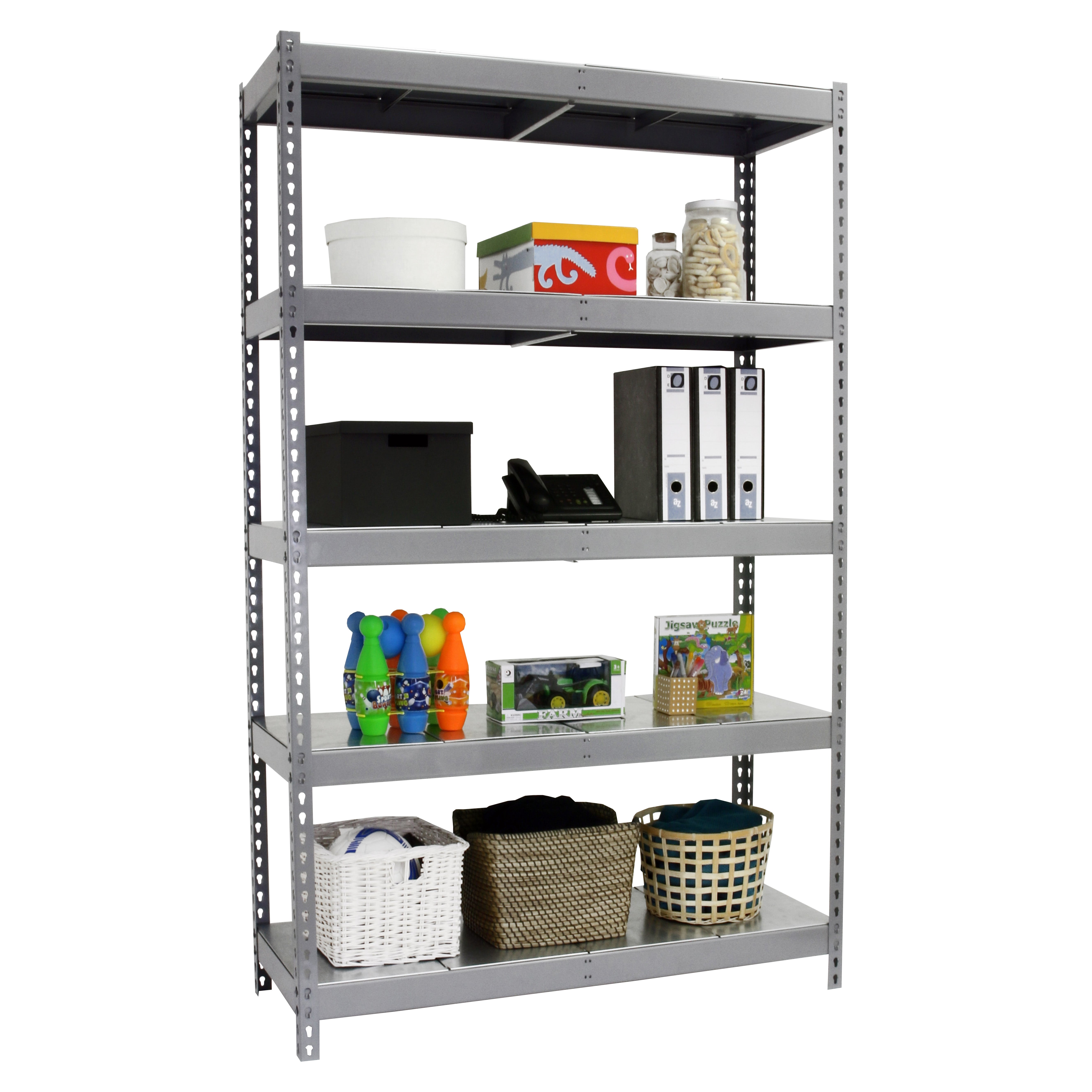 SimonRack Rayonnage Industriel 2000x1500x600 mm, 5 Niveaux Métal, 600 ...