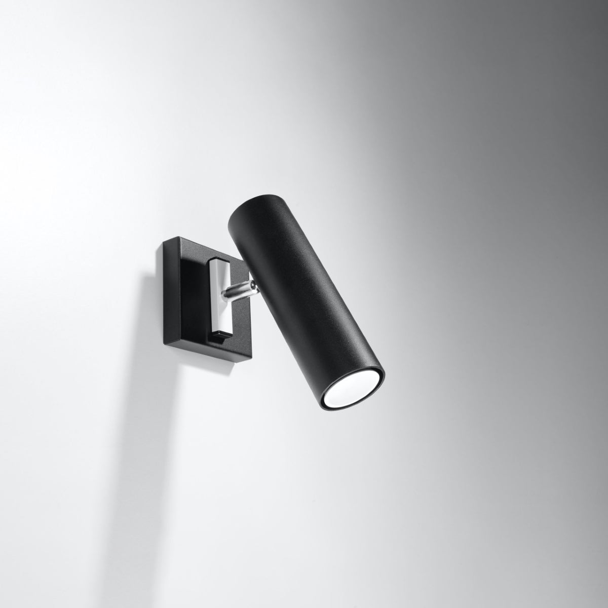 Kinkiet INVICTA czarny LED 4000K - 8x8x20cm Sollux