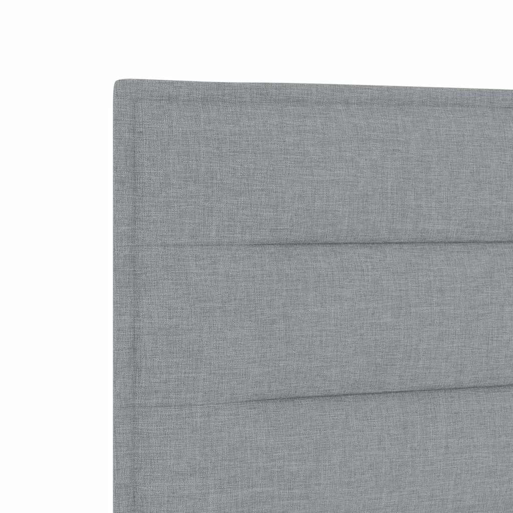 Tête de lit LED avec bandes LED Gris clair 160 cm tissu vidaXL - 8
