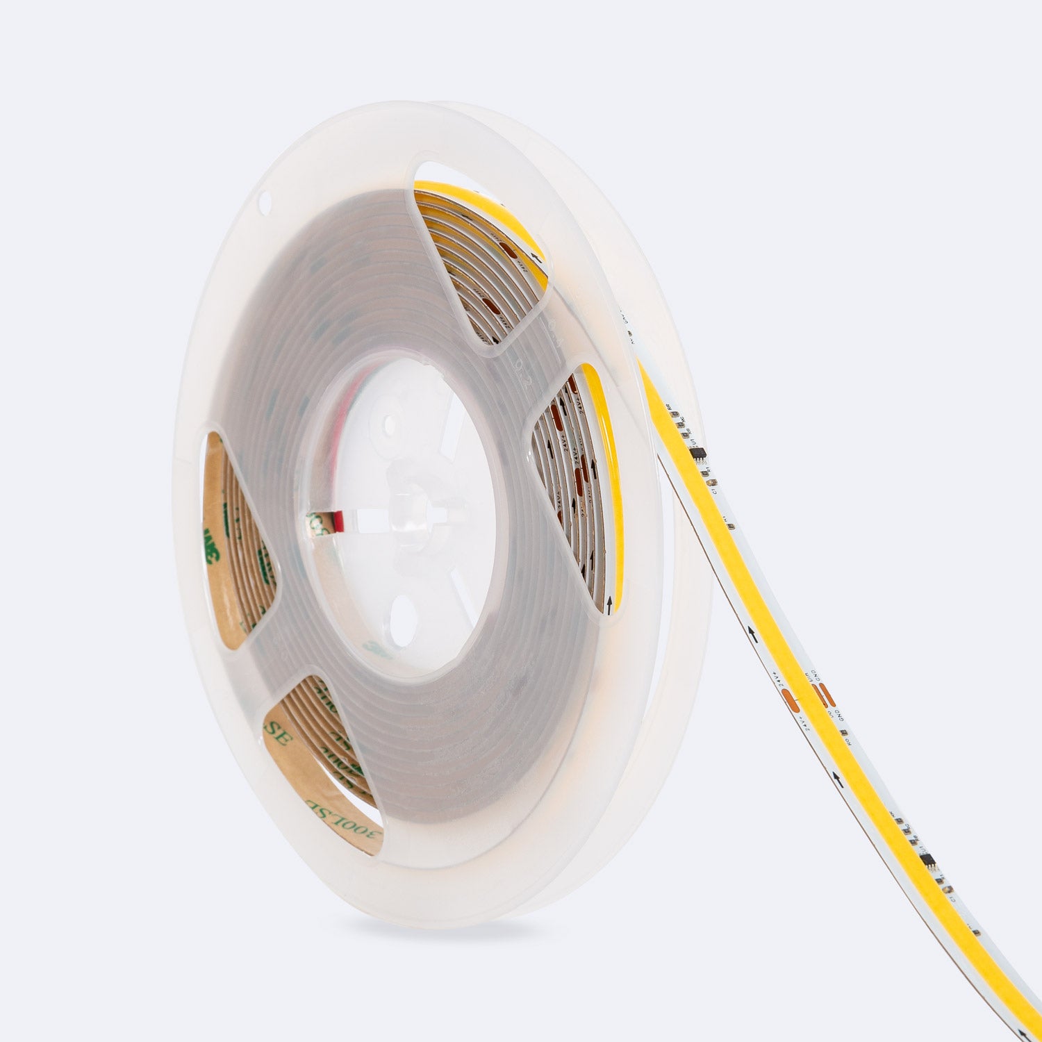 Ledkia - Bobina 5m Striscia LED Digitale SPI 24V COB 360 LED/m Larga 10mm IP20 Taglio 8cm, 4000K Bianco Naturale, PCB PCB - 2