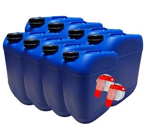 C.A.O. Bidon Alimentaire 20 Litres En Polyéthylène – Compact 38x17x38 Cm – Léger, Robuste, Avec Bouchon Ergonomique – Idéal Pour Eau Et Liquides – Garantie 2 Ans