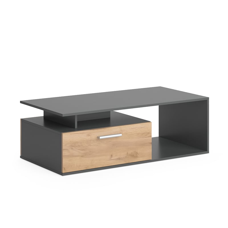 Vicco Stolik kawowy Roland, Antracyt/złoty dąb, 118 x 59 cm