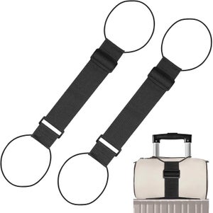 Sangles à Bagages Uxcell – 2 Mètres, Réglables, Lot De 3, Boucles, Gris, Neuf