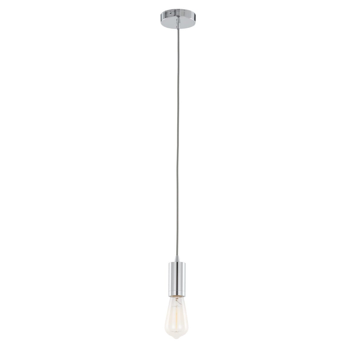 Lampa wisząca Moderna chromowana 1xE27x60W nowoczesna wym: 150 x 4,7 x 4,7 cm aluminium Italux