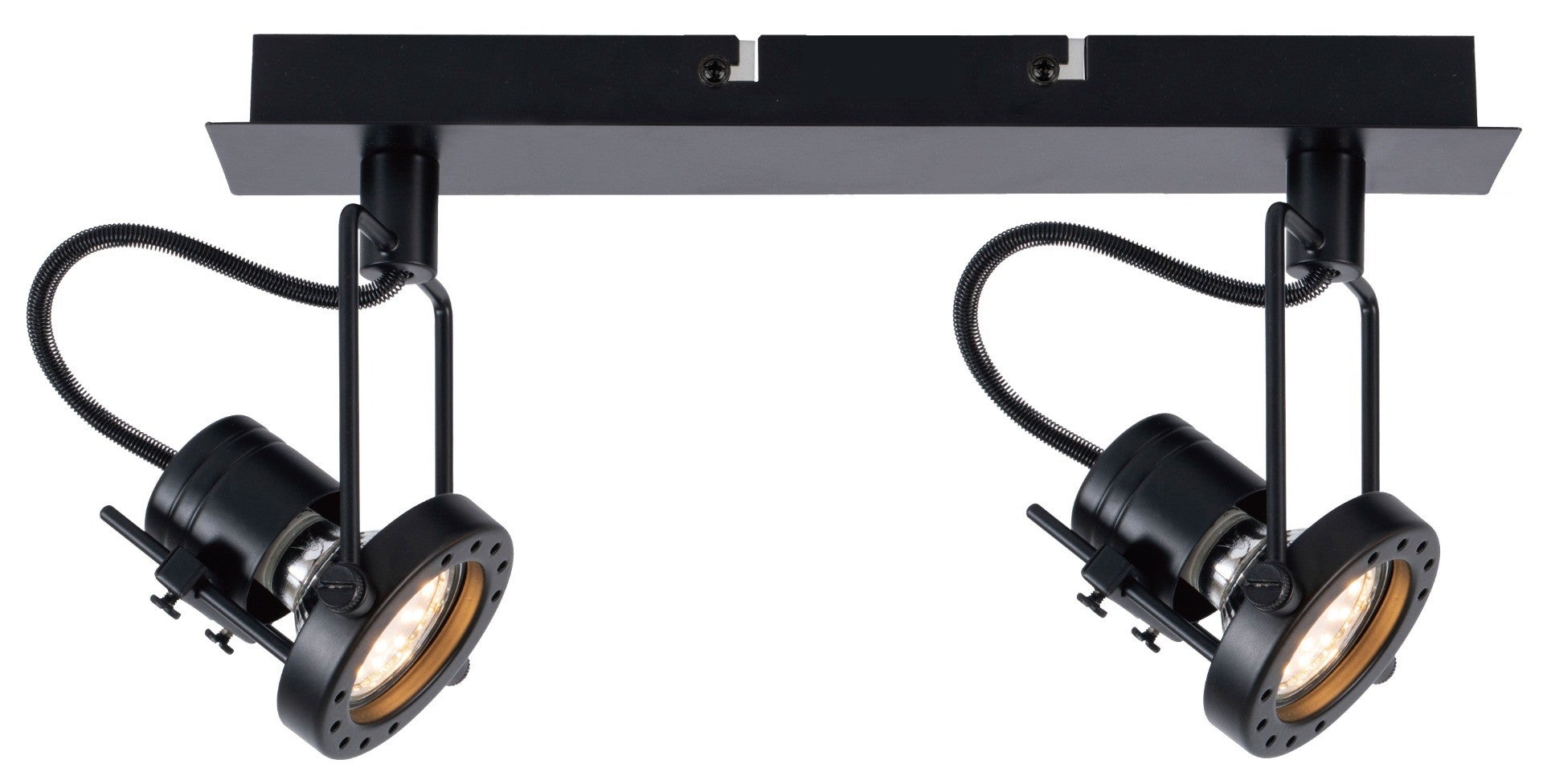 Lampa sufitowa wisząca Fiji 2 czarna 2xGU10x50W retro wym: 16 x 32 x 6 cm metal Reality