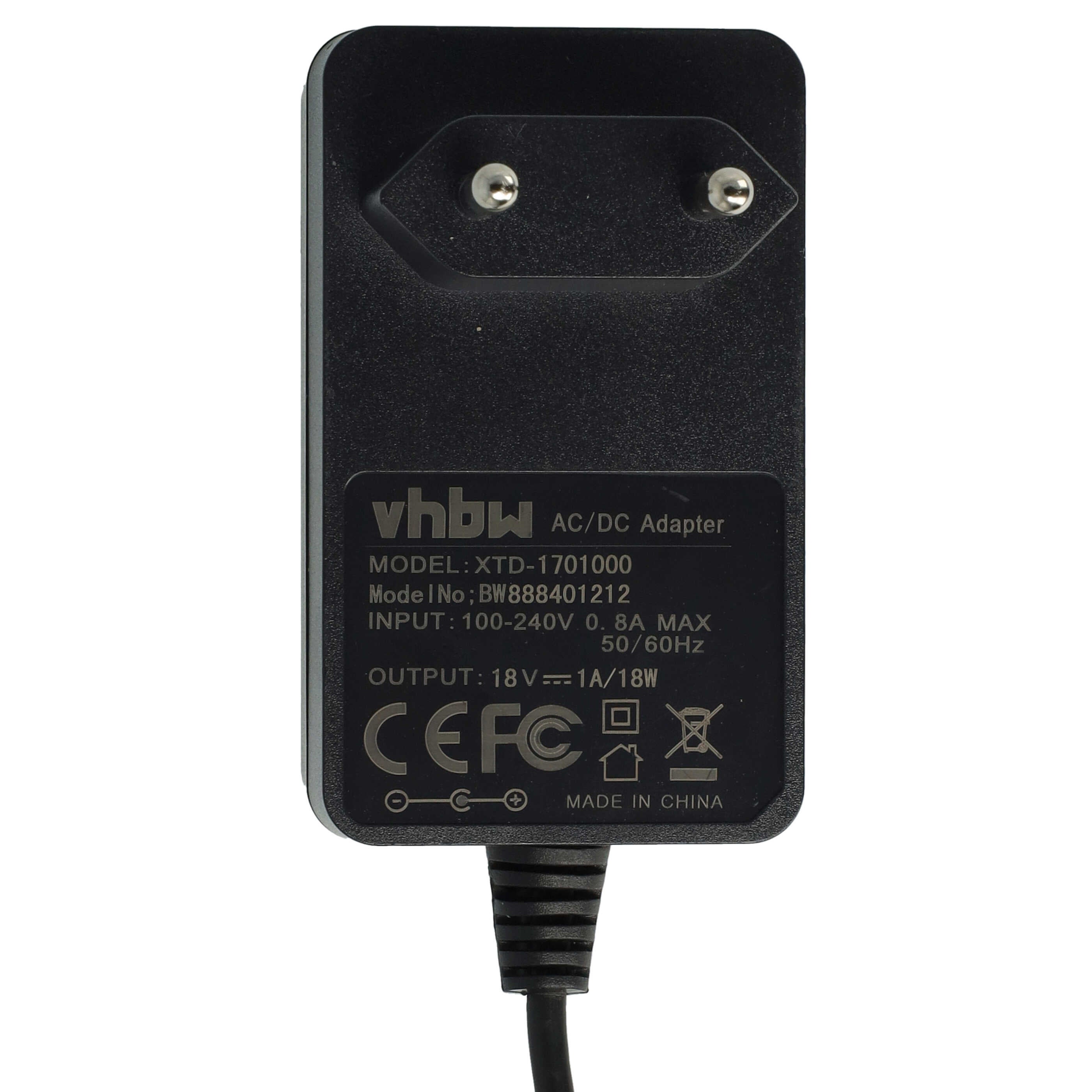 Adaptateur Secteur Vhbw Pour Téléphone Fixe Avaya - Compatible IH4, 5900602814 - 6,4V 0,62A - Câble 170 Cm, Prise Coudée