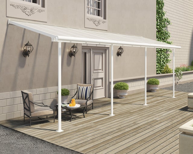 Pergola Blanc en Aluminium 15 m²
