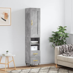 Tavolini impilabili 2 pz rovere fumo in legno multistratocod mxl 85819
