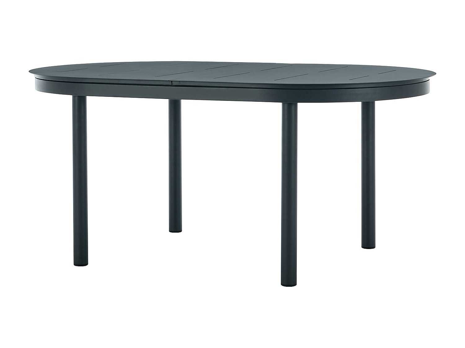 Stół ogrodowy jadalniany rozkładany z aluminium dł. 170/240 cm - Antracytowy - LOTTYS marki MYLIA