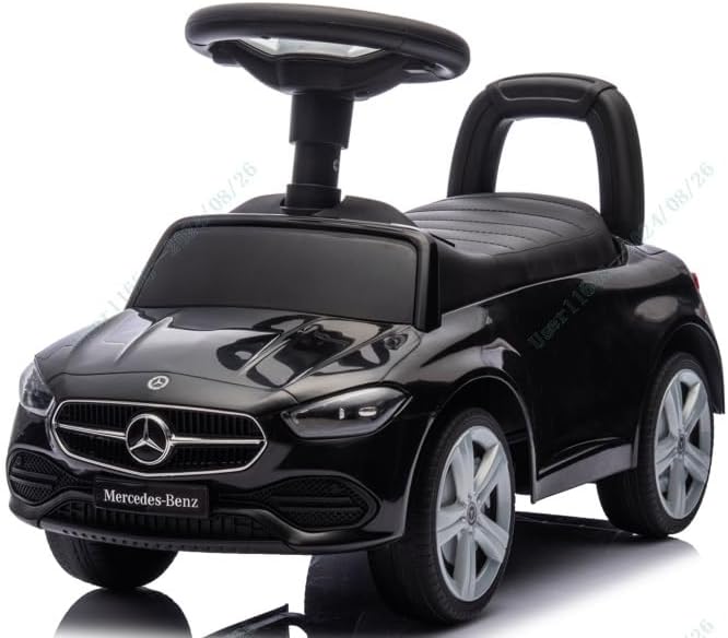 Porteur Bébé Mercedes-Benz 12-36 Mois – Voiture à Pousser Avec Sons, Rangement, Charge Max 25 Kg (rose)