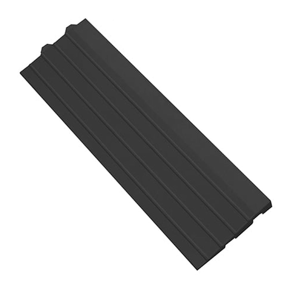 Alfombra modular de trabajo - alfombra antifatiga - pieza lateral negra hembra