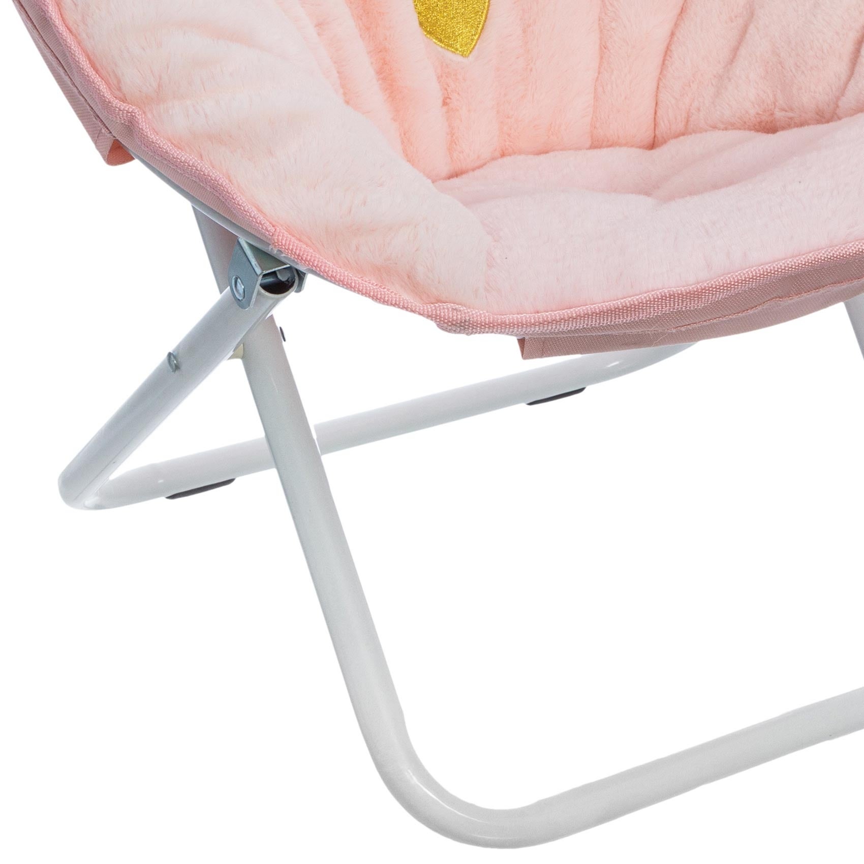 Atmosphera - Poltrona per bambini pieghevole con unicorno rosa chiaro - 6