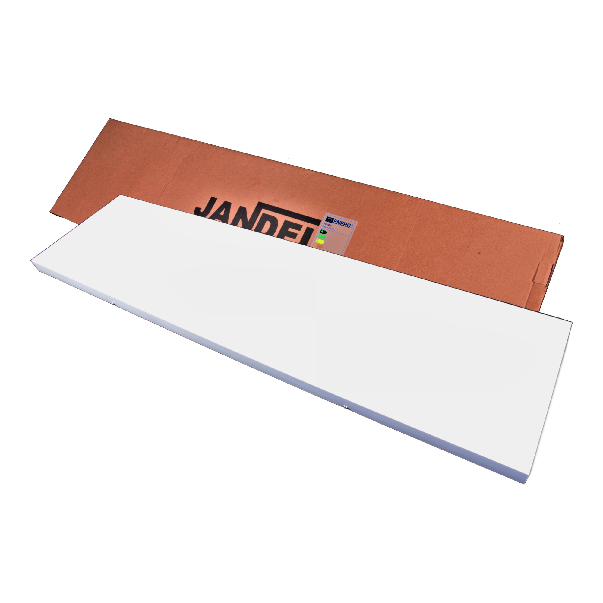Jandei 8x Panneau LED de surface rétroéclairé 120x30 cm, puissance 60W 5000Lm, blanc froid 6000K, cadre blanc, pilote inclus - 7