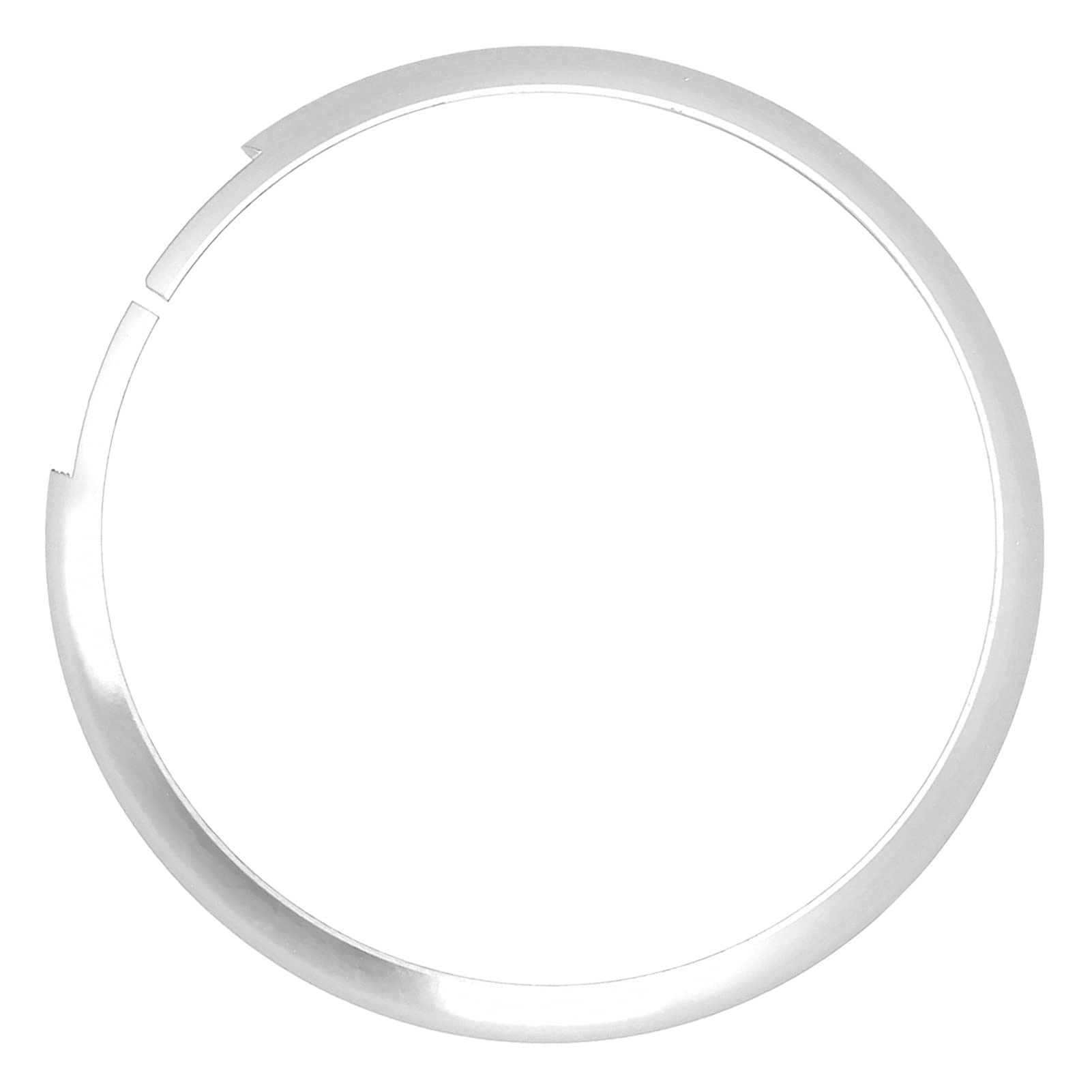 Anello di ricambio in lega di alluminio per portachiavi remoto MINI R55 R56 R57 R58 R59 R60 (argento) - 3