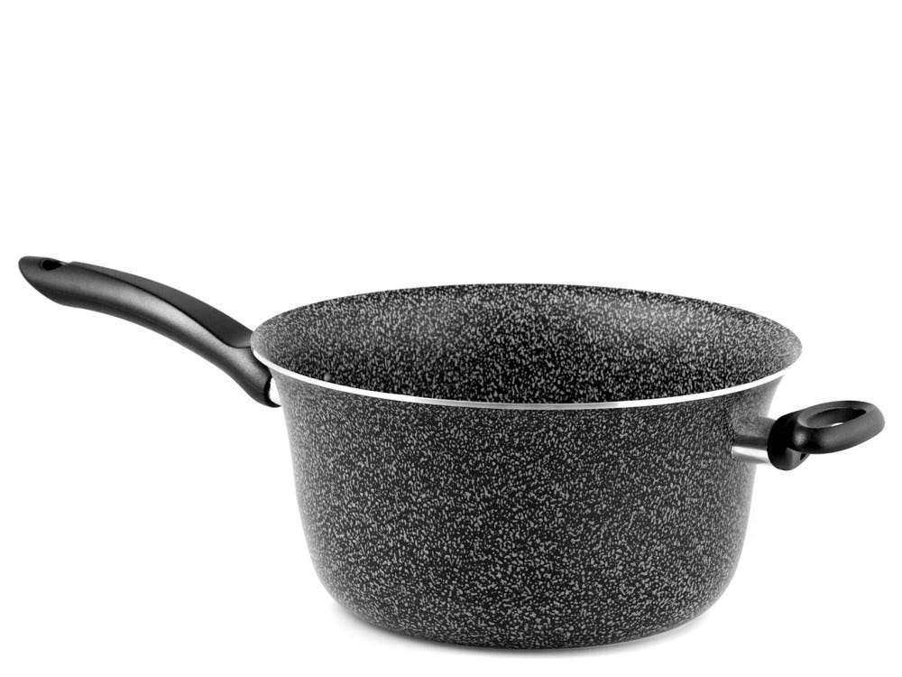 Paiolo In Rame 24 Cm Con Manico Acciaio | Per Polenta E Zuppe | Compatibile Induzione - Foto 3