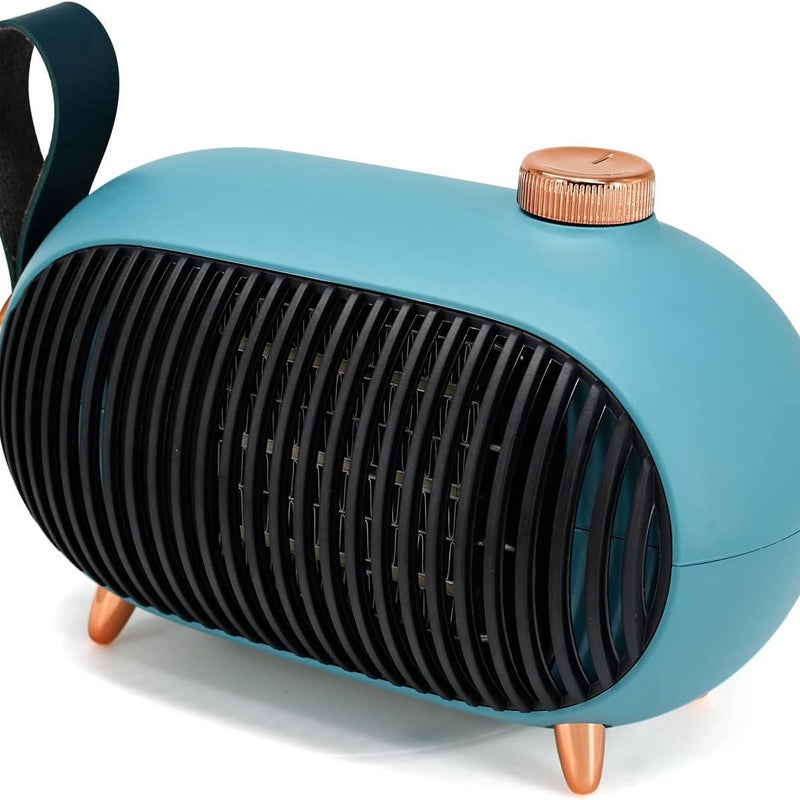 Dogrzewacz - Mini przenośny dogrzewacz do domu i biura - Mały, energooszczędny dogrzewacz z zabezpieczeniem przed przegrzaniem