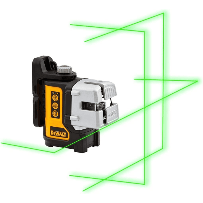 Niveau laser multilignes 3 faisceaux verts (4 piles AA) - DEWALT DW089CG-XJ - 5