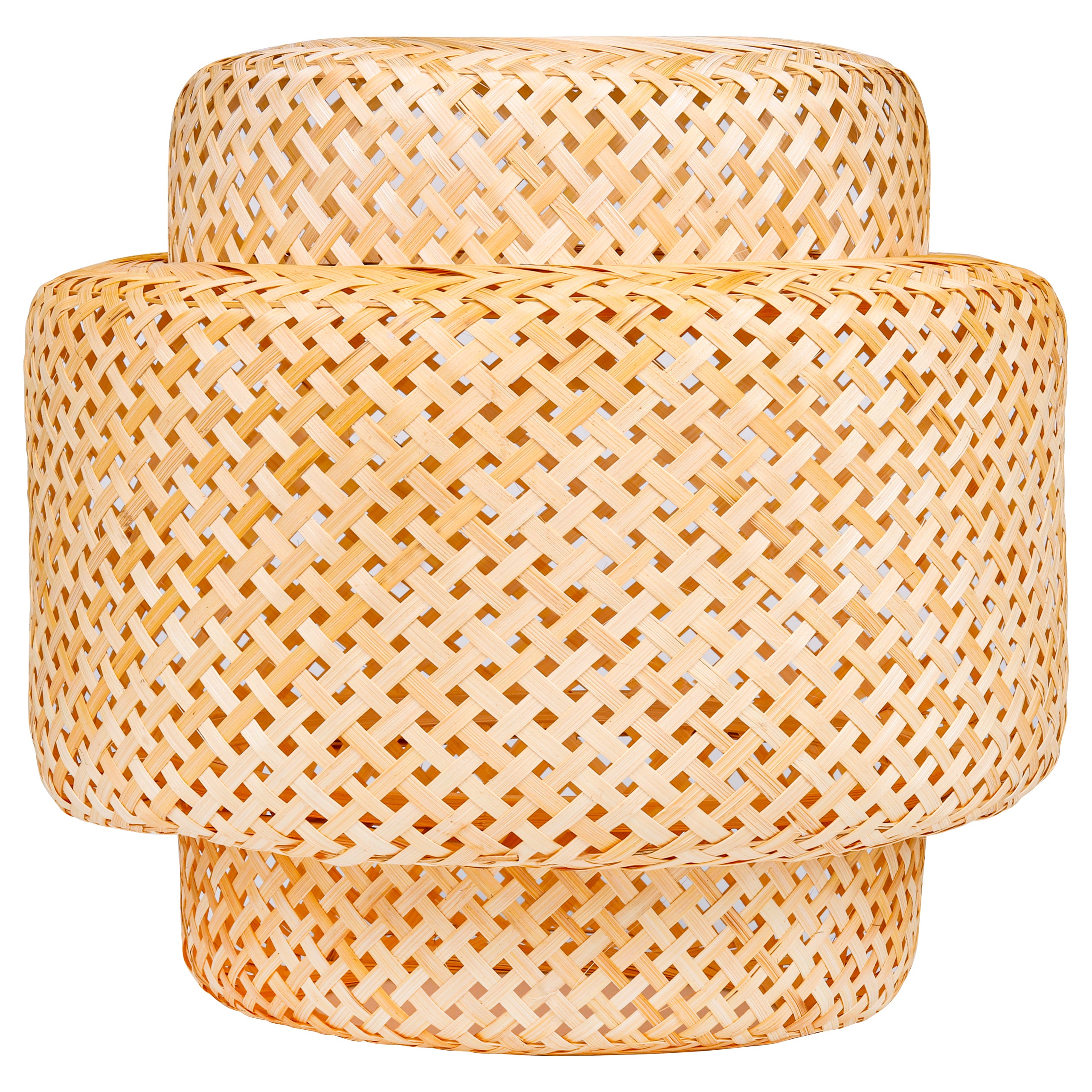 Lampa wisząca E27 LED Poli 40 cm oprawa sufitowa żyrandol IP20 bambus boho MasterLED - 6