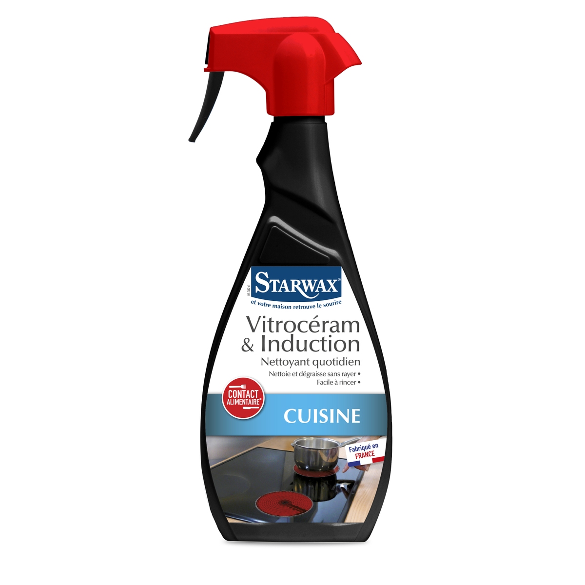 Nettoyant pour plaques vitrocéramiques pulvérisateur 500ml - 2