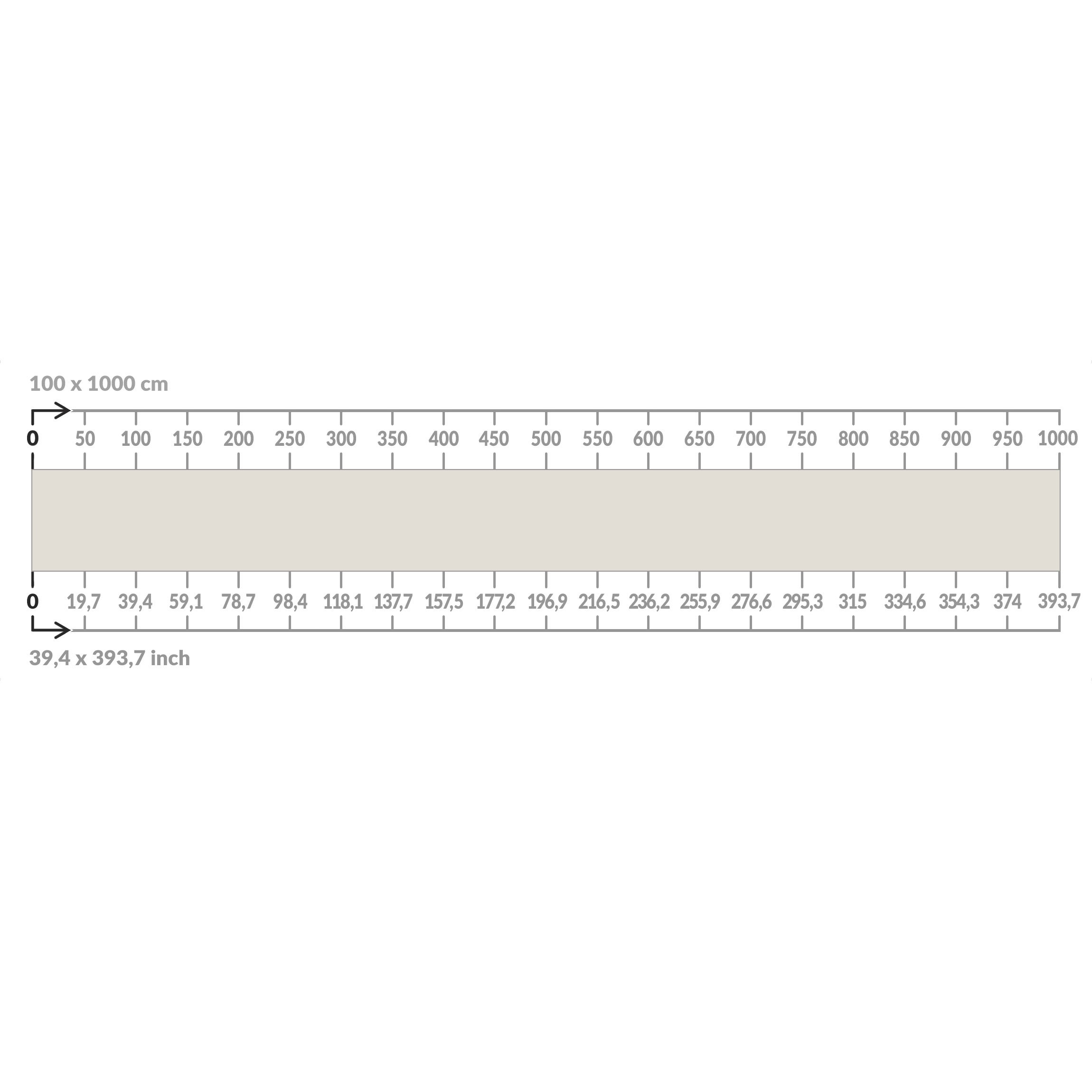 Brise vue brise vent balcon appartement jardin beige H.1 x L.10 M avec attaches résistant aux intempéries 270 g/m² mesh 1121 - 6