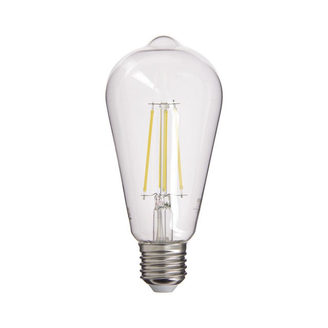 Xanlite - Ampoule à filament LED Edison, culot E27, 8W cons. (75W eq.), lumière blanc chaud - RFE1055ST