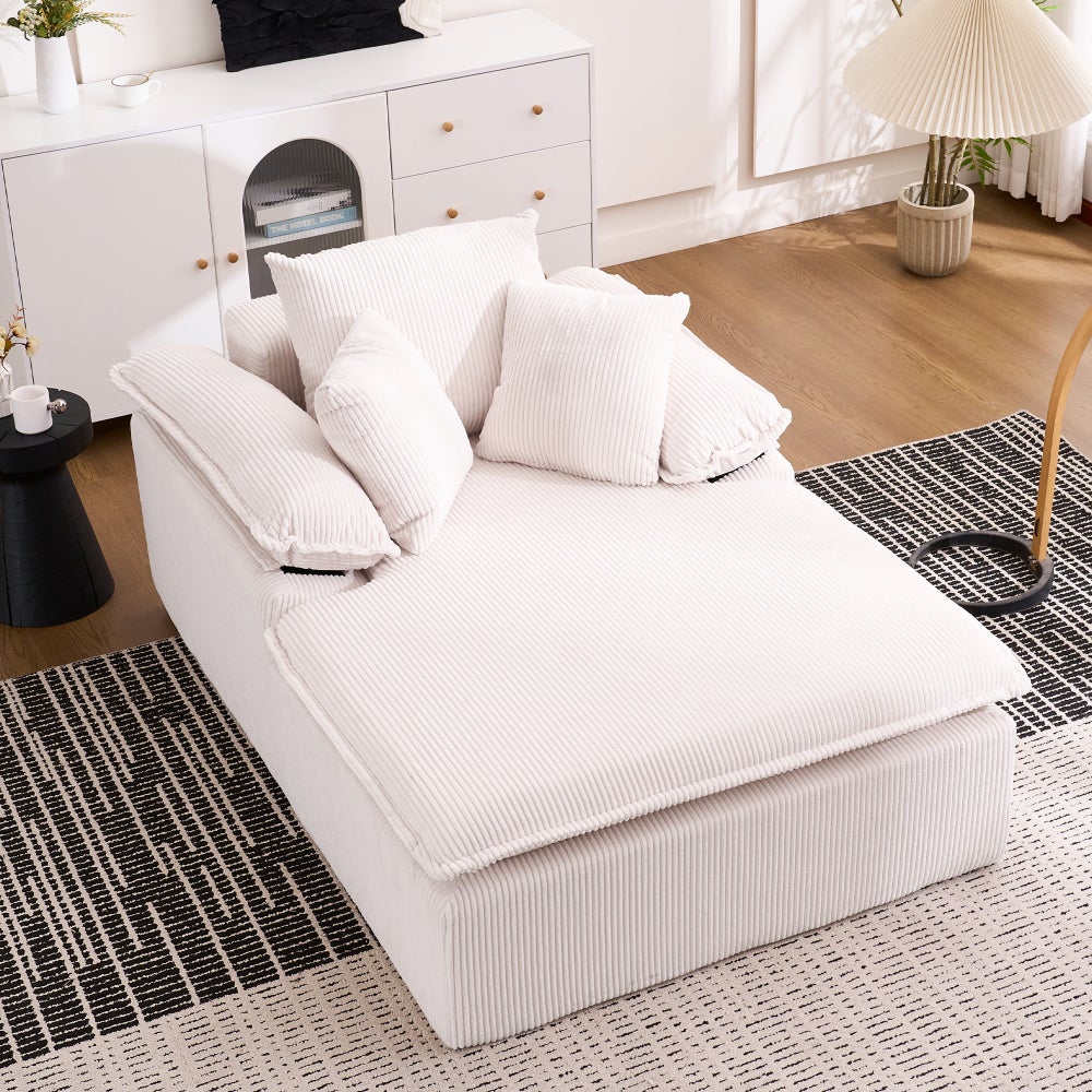 Sofa do czytania, wysokość 46 cm, wolnostojąca, szerokie podłokietniki, wygodna, nie wymaga montażu