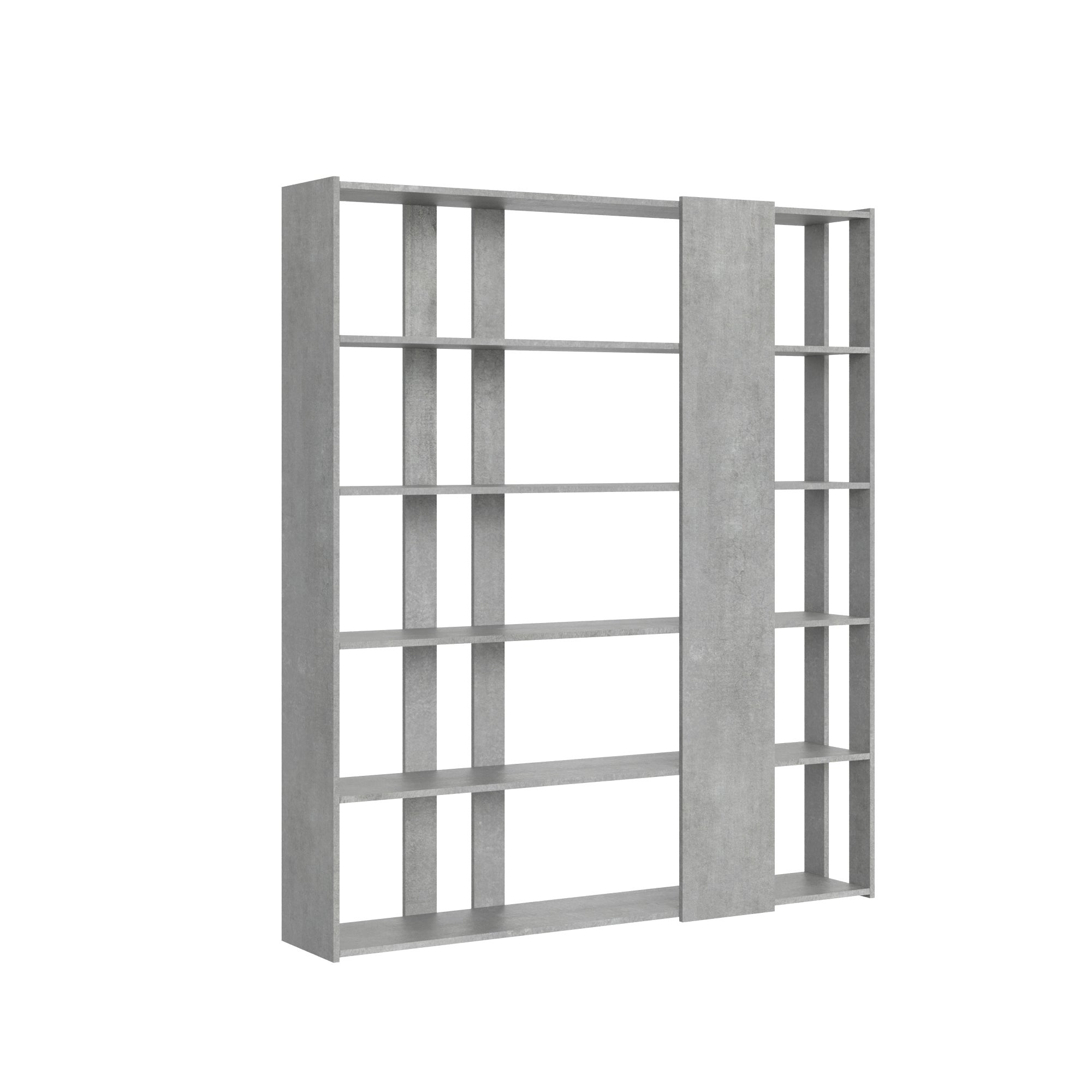 Otwarta biblioteczka Kato D z betonu