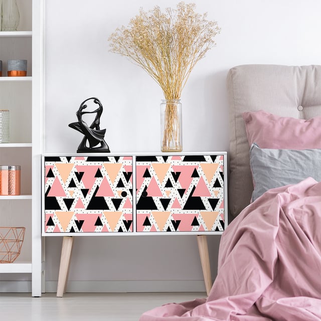 Vinilo muebles escandinavos heater - adhesivo de pared - revestimiento sticker mural decorativo - 60x90cm