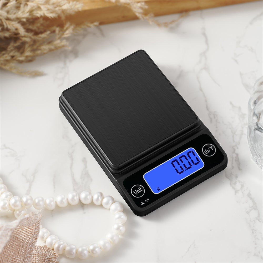 Balance à bijoux/balance à café/balance de poche de haute précision Black M 500g / 0.1g - 5