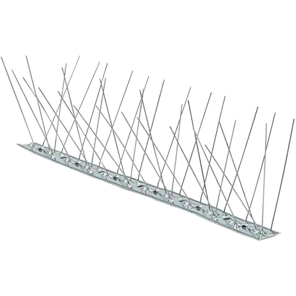 Dissuasore volatili per muretti mt 1 - 80 spilli h.11 cm. Pezzi 25 - 2