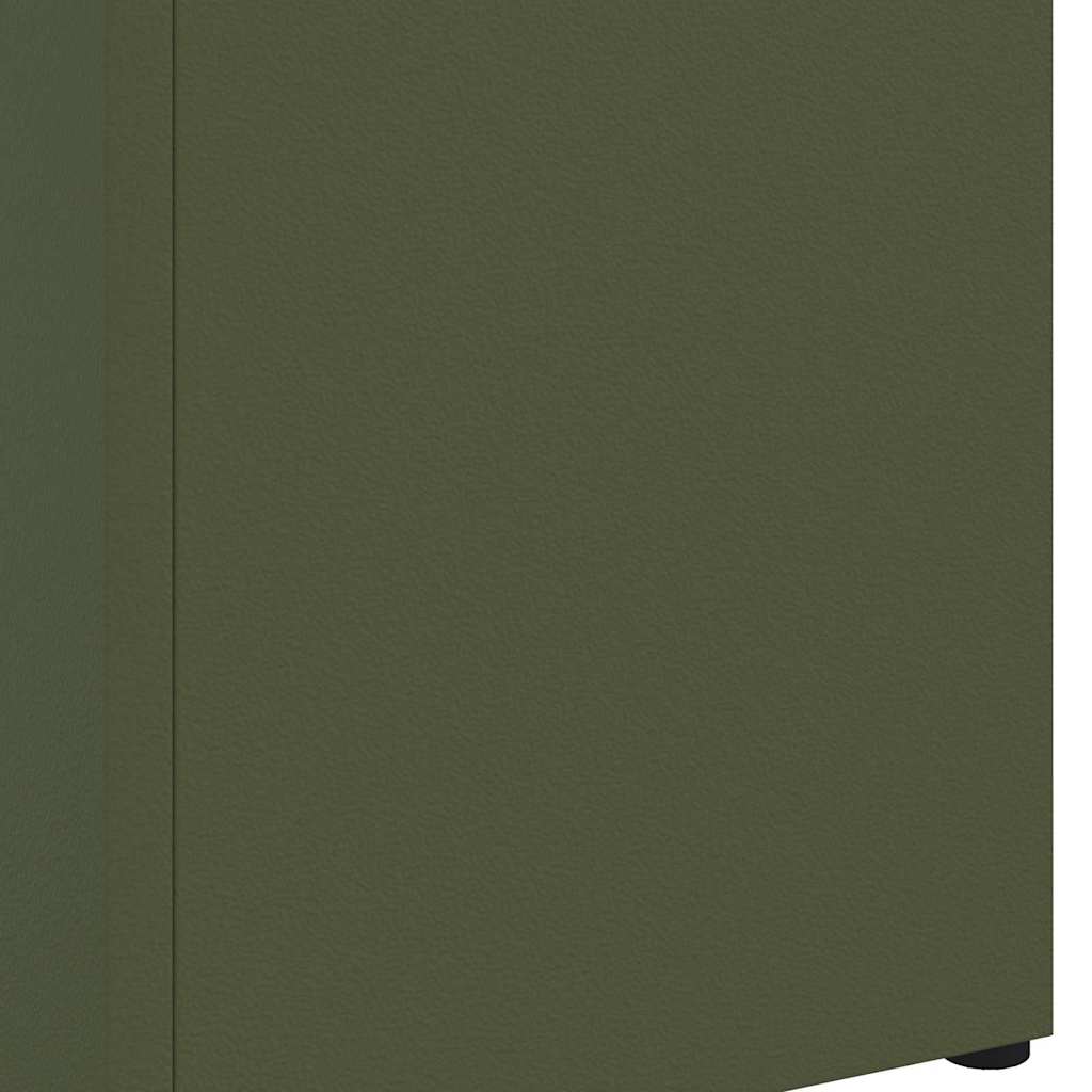 Porte-parapluie olive 15,5 x 15,5 x 49 cm acier - 6