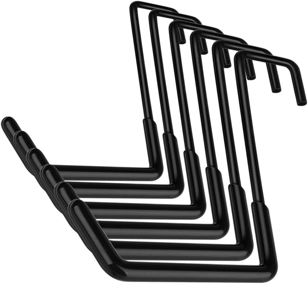 Ganci Per Garage Da 20 Kg - Confezione Da 6, Per Attrezzi, Giardino, Bici, Con Viti E Tasselli - Foto 8