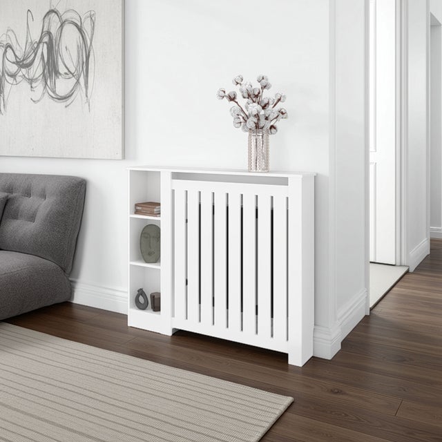 Cache-radiateur Joseph de 122 cm, blanc